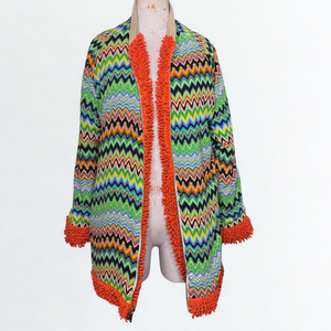 *Only 2 Left* Reversible Tangerine SHAG Coat