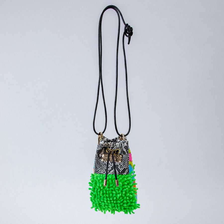 Drawstring SHAG Mini — 5 Panel BAGG: Acid Garden